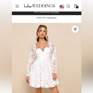 LULUS: Exceptionally darling white burnout floral bustier mini dress